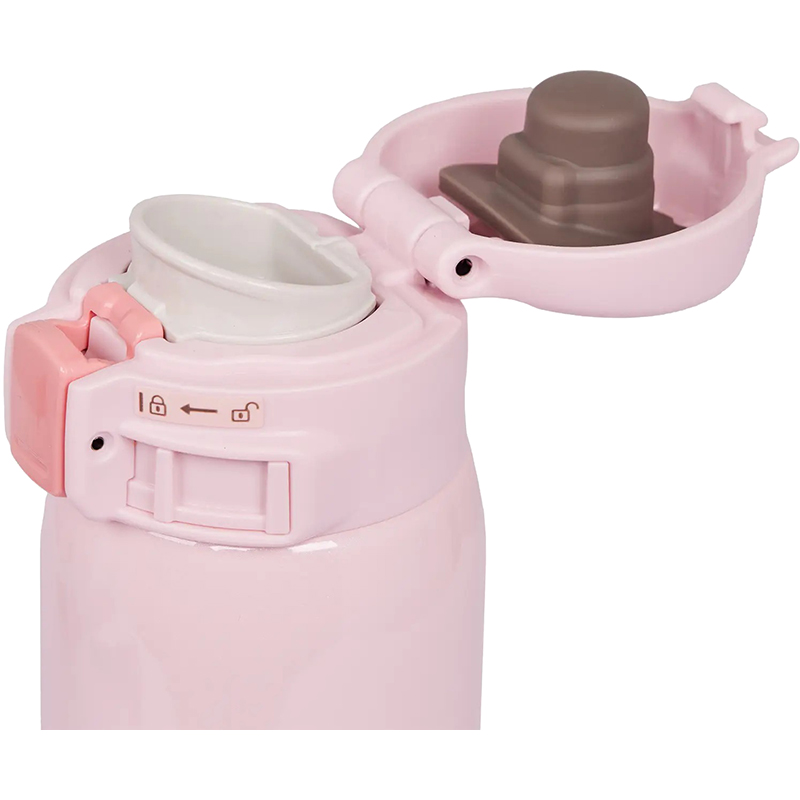 Термокухоль ZOJIRUSHI SM-SR48EPP 0.48 л Pink (1678.06.31) Додатково Внутрішнє покриття Non-Stick Coating проти нальоту та запаху