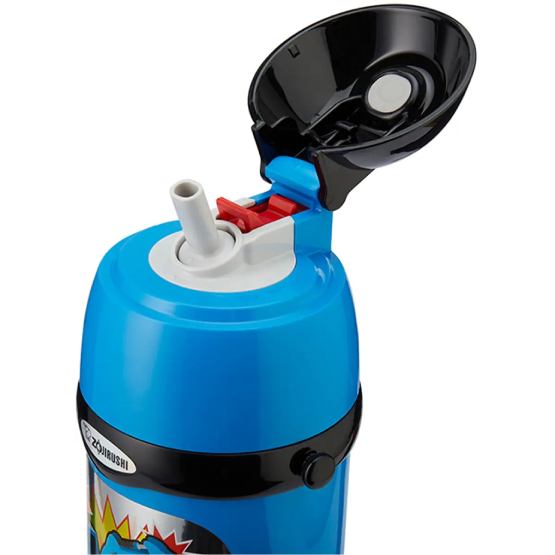 Термос ZOJIRUSHI SC-ZT45AZ 0.45 л Blue (SC-ZT45AZ) Додатково внутрішнє покриття Non-Stick Coating проти нальоту та запаху; його особливістю є наявність двох верхніх кришок у комплекті