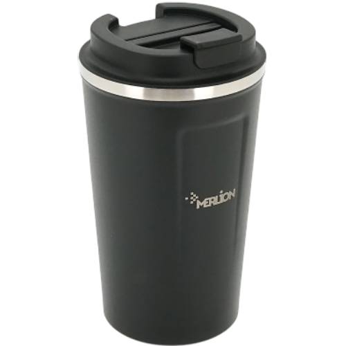 Термокухоль MERLION 510 мл Black (Termo-304-510Black)