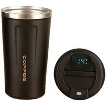 Термокухоль MERLION c LED дисплеєм 510 мл Black (Termo-304LED-510Black)