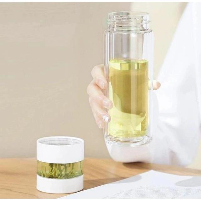 Термос QUANGE Xiaomi Intelligent Tea Separator Cup White (SJ020501) Дополнительно С заварником