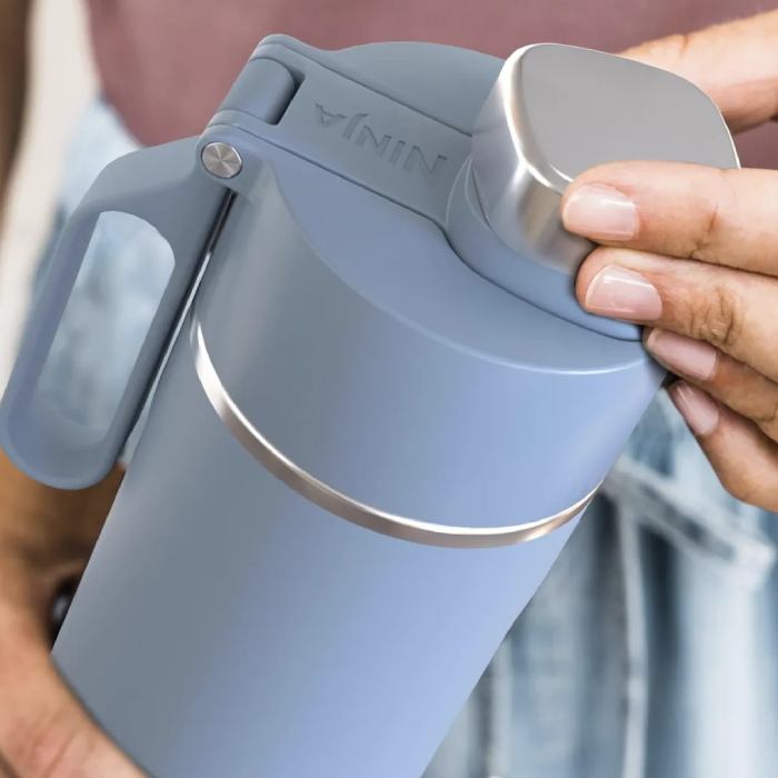 Термопляшка NINJA Thirsti 0,530 л Blue (DW1801EUUKBL) Додатково можна мити в посудомийній машині