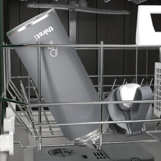 Термопляшка NINJA Thirsti 0,530 л Grey (DW1801EUUKGY) Матеріал колби нержавіюча сталь