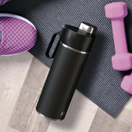 Термопляшка NINJA Thirsti 0,7 л Black (DW2401EUUKBK) Матеріал корпусу нержавіюча сталь