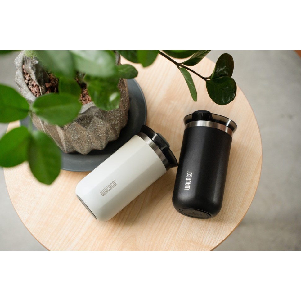 Термокухоль WACACO Octaroma Lungo 300 мл White (WOCT300WH) Матеріал колби нержавіюча сталь