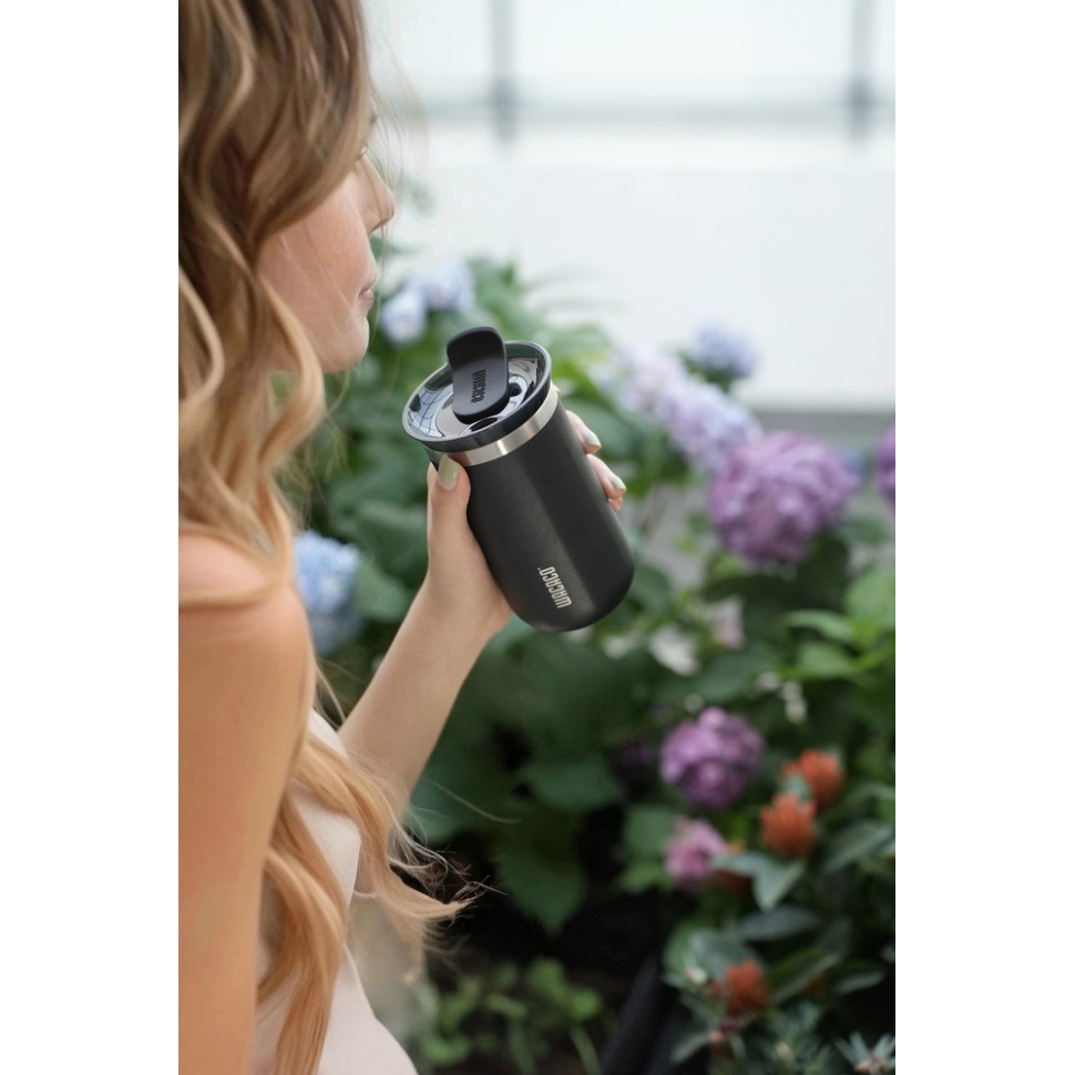 Зображення Термокухоль WACACO Octaroma Lungo 300 мл Black (WOCT300BLK)