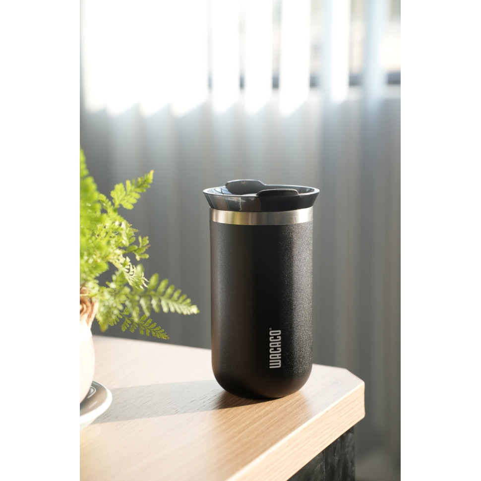 Термокухоль WACACO Octaroma Lungo 300 мл Black (WOCT300BLK) Матеріал корпусу нержавіюча сталь