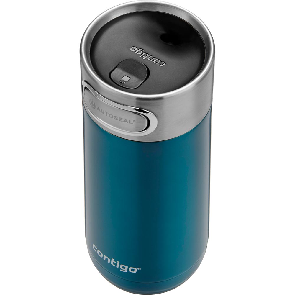 Термокухоль Contigo Luxe Turquoise 360 мл (2104368) Матеріал колби нержавіюча сталь