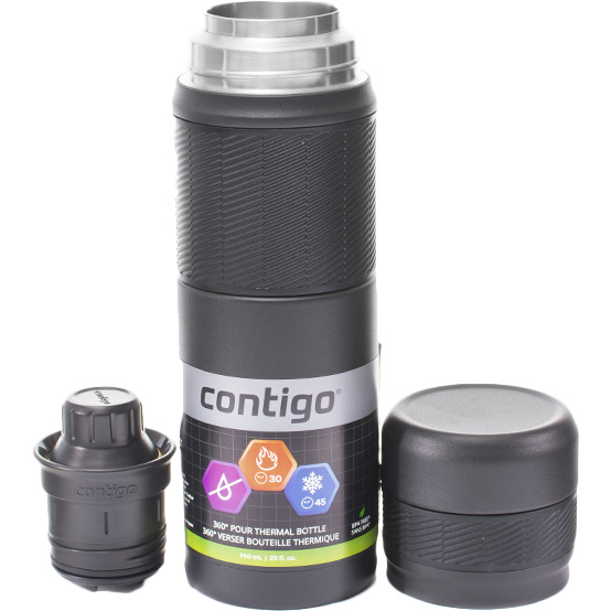 Замовити Термос CONTIGO Thermal Bottle 0.74 л Black (2095794)