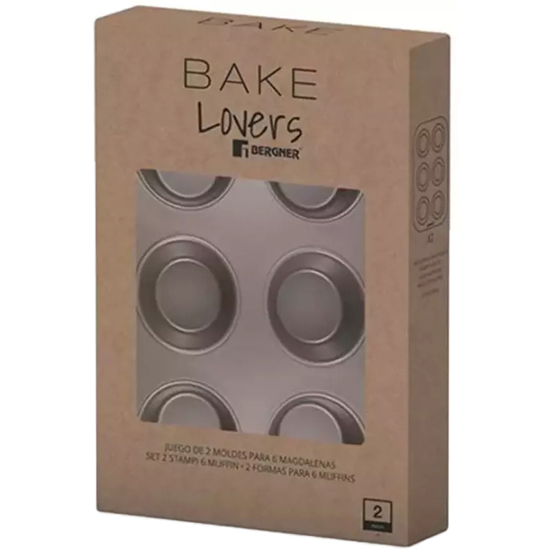 Набор форм BERGNER Bakeware lovers 2 предмета (BG-37197-CO) Набор форм BERGNER Bakeware lovers 2 предмета (BG-37197-CO) Материал сталь