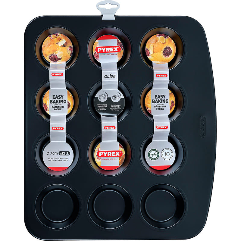 Форма PYREX GLIDE (GL12BU6/8046) Форма PYREX GLIDE (GL12BU6/8046) Назначение кексы и маффины