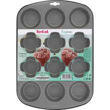Форма для випікання маффінів TEFAL Easybake baking на 12 шт 38x27x3 см (J1745074)