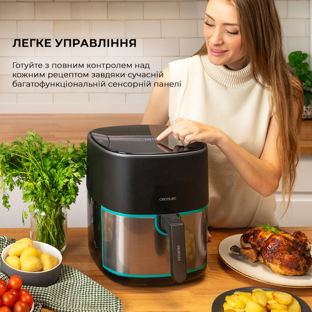 Зображення Мультипіч CECOTEC Cecofry Fantastik Inox 6500 Acc Kit (CCTC-03298)