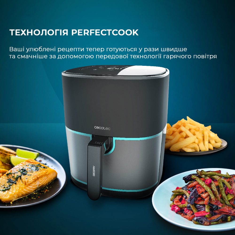 Зовнішній вигляд Мультипіч CECOTEC Cecofry Fantastik Inox 6500 Acc Kit (CCTC-03298)