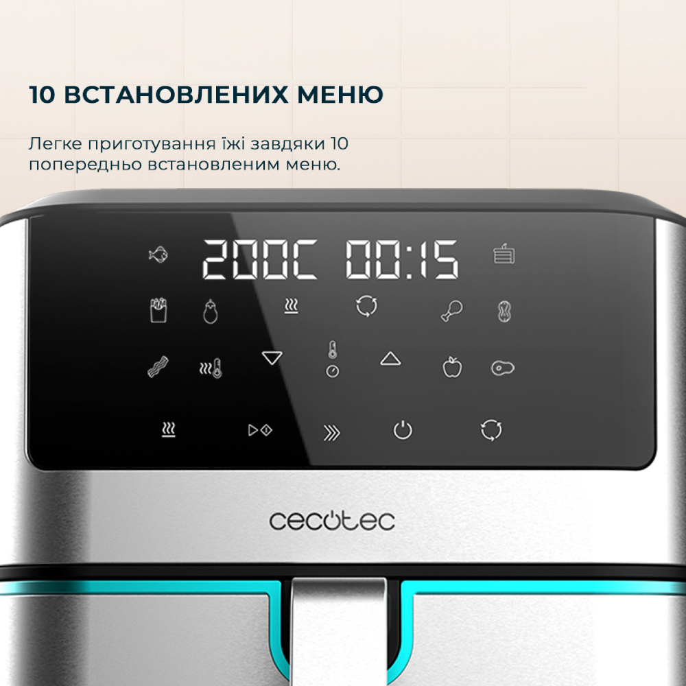 Зовнішній вигляд Мультипіч CECOTEC Cecofry Supreme 8000 (CCTC-04984)