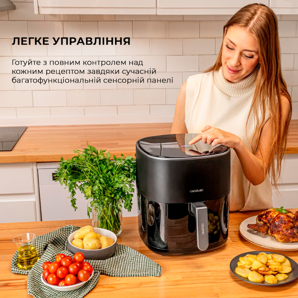 Замовити Мультипіч CECOTEC Cecofry Fantastik 6500 Pack Air Fryer (CCTC-03295)