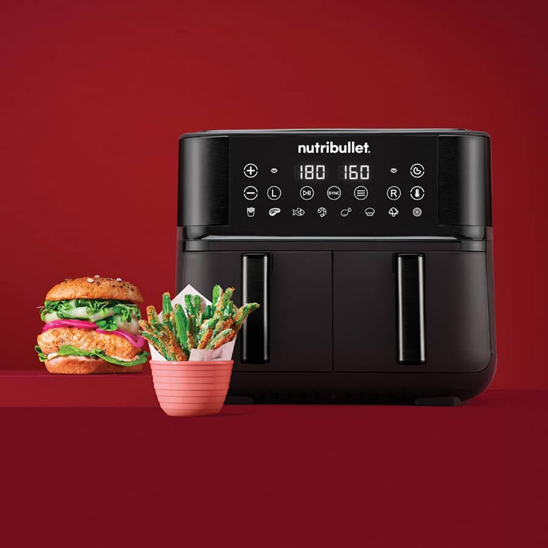 Фото 4 Мультипіч NUTRIBULLET Twin Drawer Air Fryer NBA081B