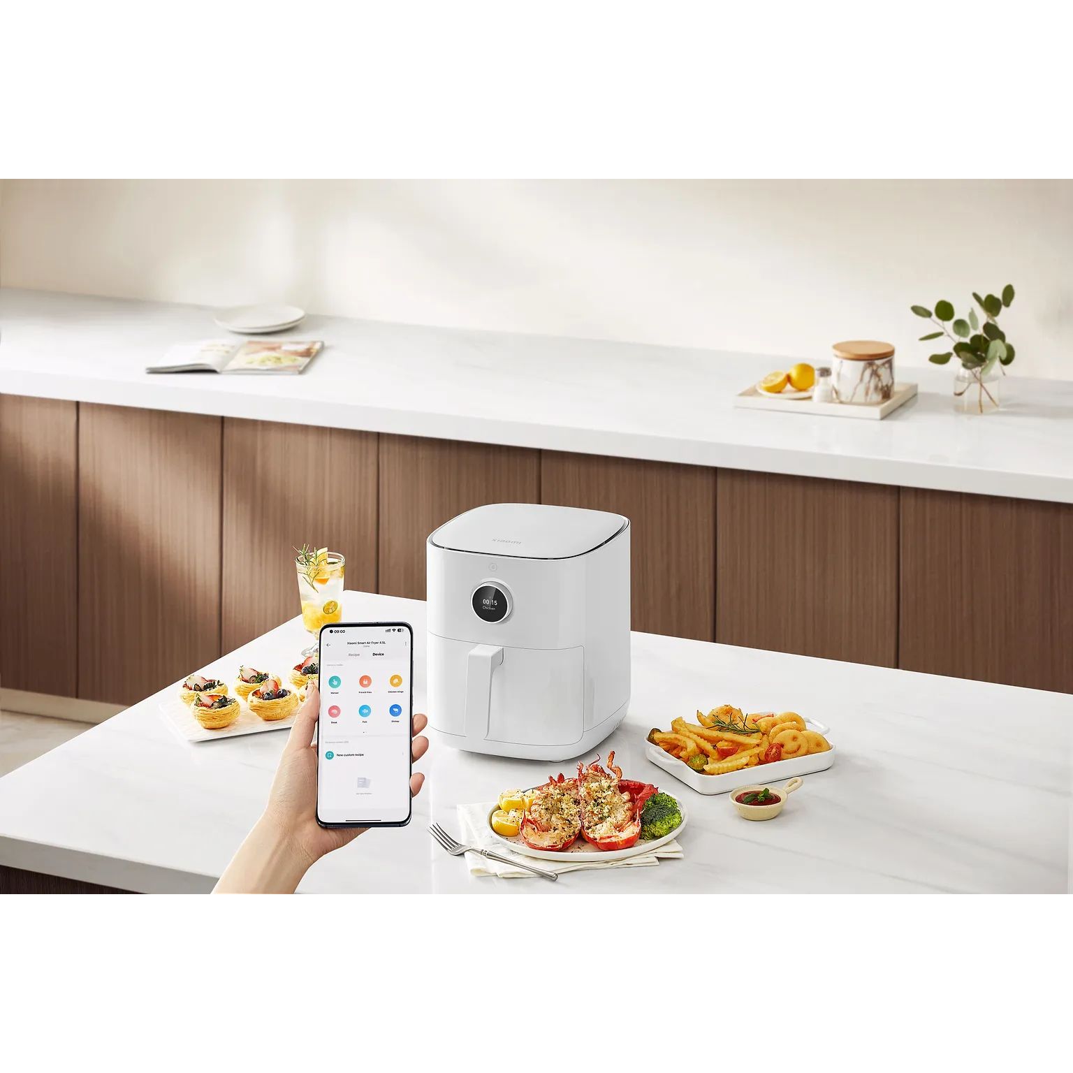 Зображення Мультипіч XIAOMI Smart Air Fryer 4.5 л EU (1059092)