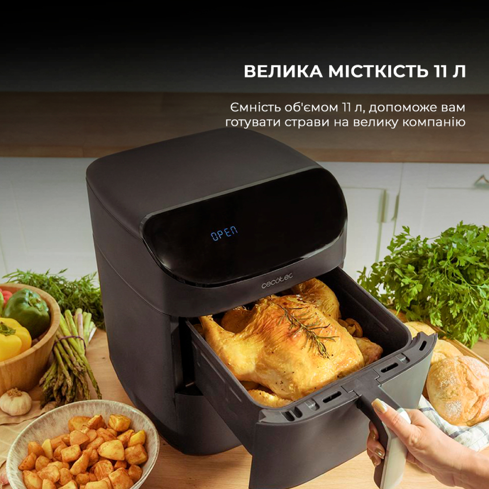 Мультипечь CECOTEC Cecofry FoodCourt 11000 Connected C (CCTC-03282) Количество программ 8