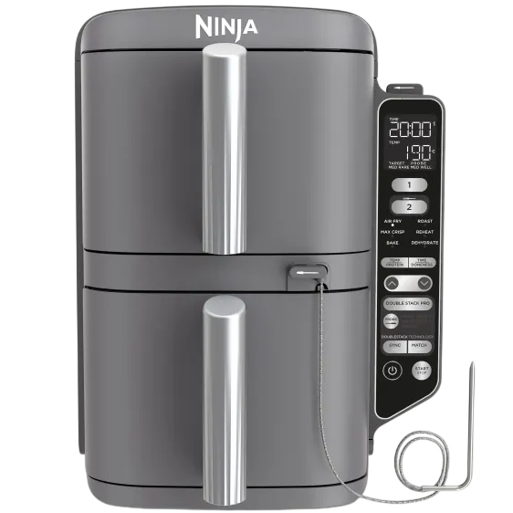 Зовнішній вигляд Мультипіч NINJA Double Stack XL 2-Level Hot Air Fryer with Smart Cook System SL451EU