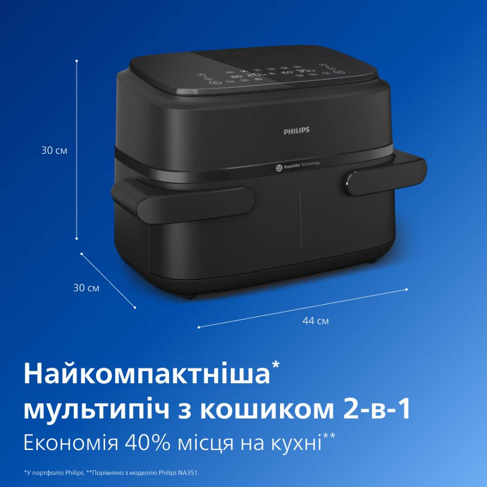 Покупка Мультипечь PHILIPS NA150/00 Black