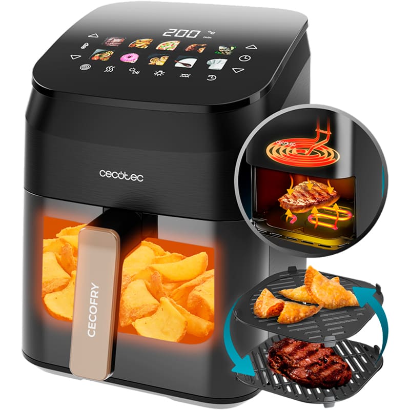 Зовнішній вигляд Мультипіч CECOTEC Cecofry&Grill Smokin 4500