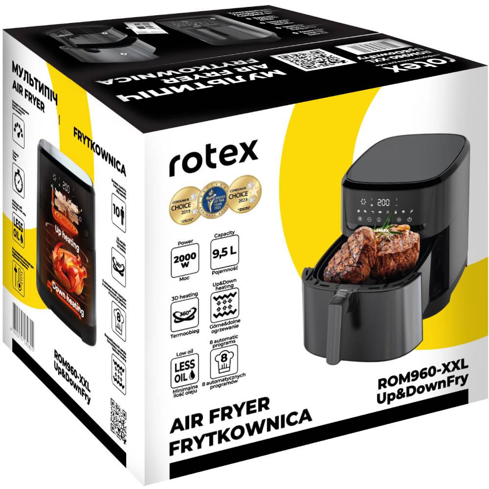 Покупка Мультипечь ROTEX ROM960-XXL Up&DownFry