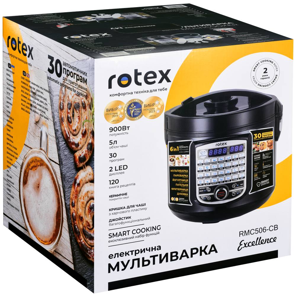 Фото 15 Мультиварка ROTEX RMC506-CB Excellence