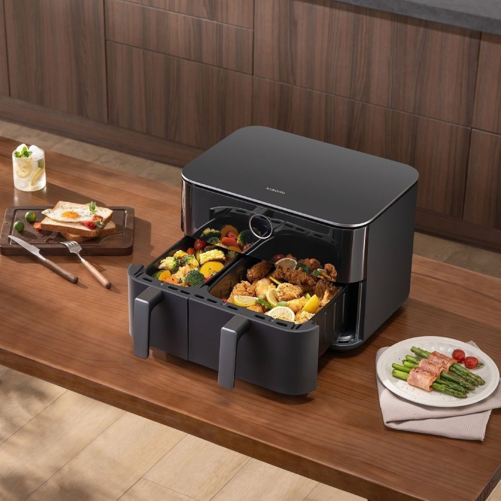 Зовнішній вигляд Мультипіч XIAOMI Dual Zone Air Fryer 10L EU (1160125)