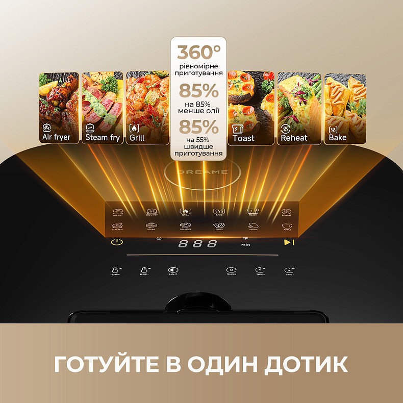 Зовнішній вигляд Мультипіч DREAME Tasti AF30 Black (DREAME-AF30-BK)