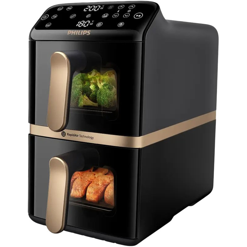 Мультипіч PHILIPS Ovi Stacked Dual Basket NA462/70 Тип мультипіч (аерофритюрниця)