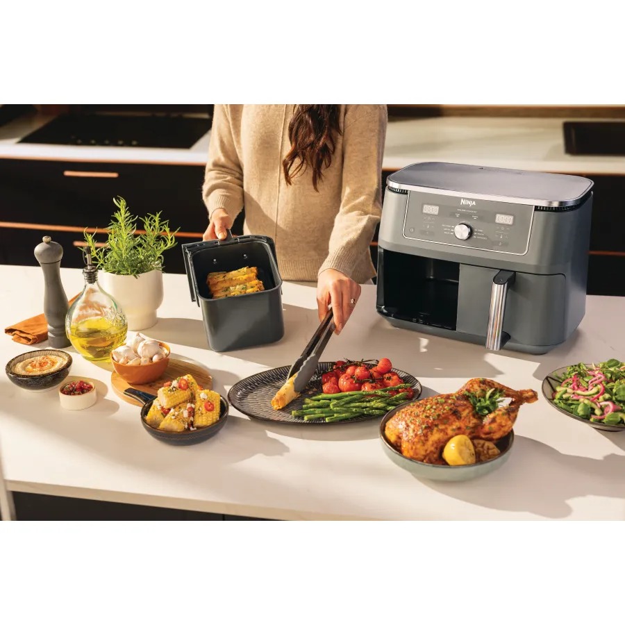 Фото 15 Мультипечь NINJA Dual Zone Air Fryer Max DZ400EU