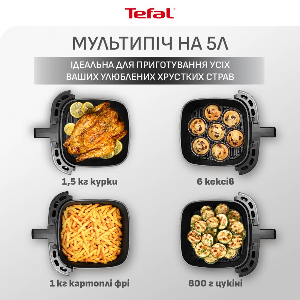 Мультипечь TEFAL EY572DE1 Мощность 1670