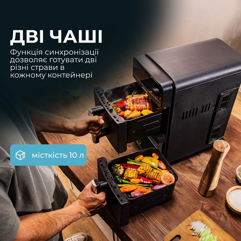 Фото 4 Мультипечь CECOTEC Cecofry DuoLevel 10000 (A01_EU01_109329)