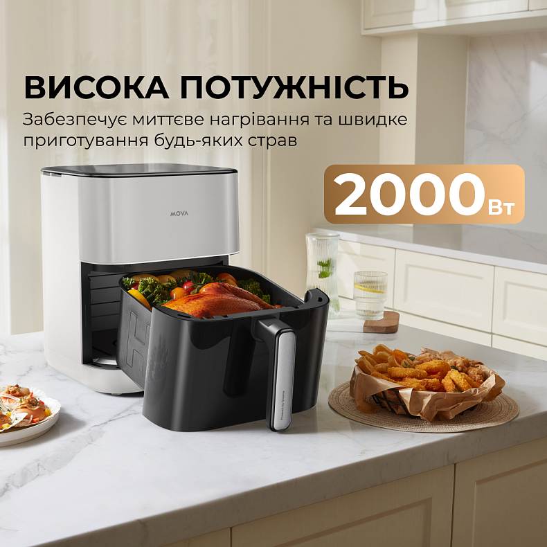 Замовити Мультипіч MOVA AeroChef FD10s Pro White