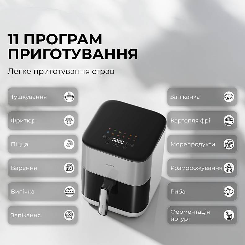 В інтернет магазині Мультипіч MOVA AeroChef FD10s Pro White