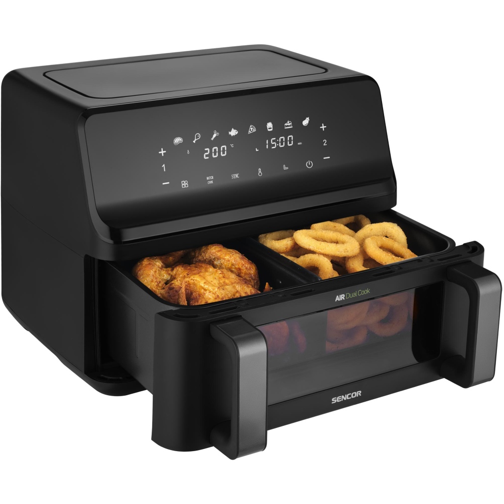 Мультипечь SENCOR Dual Vita Fryer SFR9650BK Мощность 2700