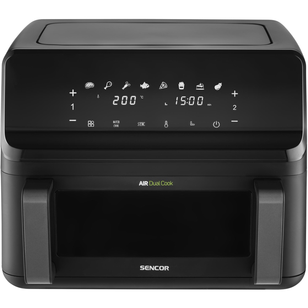 Мультипечь SENCOR Dual Vita Fryer SFR9650BK Тип мультипечь (аэрофритюрница)