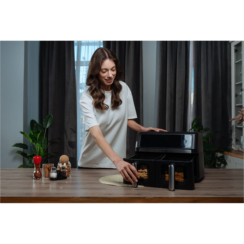В Україні Мультипіч QUIN Air Fryer Dual Zone YJ-1105A 9 л