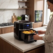 Airfryer ADLER AD 6318 2500Вт/чаша 8л/програм:9/сенсорне керування/таймер/чорна