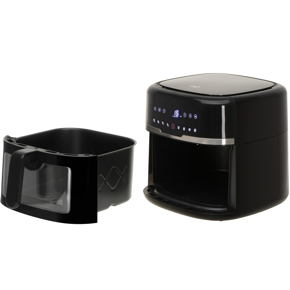 Обзор Airfryer ADLER AD 6318 2500Вт/чаша 8л/програм:9/сенсорне керування/таймер/чорна
