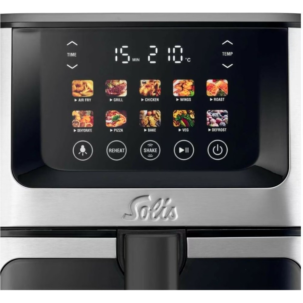 Внешний вид Мультипечь SOLIS Air Fry & Dry XL Black (97978)