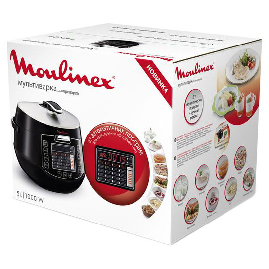 Зовнішній вигляд Мультиварка-скороварка MOULINEX CE502832