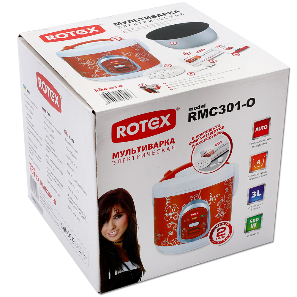 Мультиварка ROTEX RMC301-O Тип мультиварка