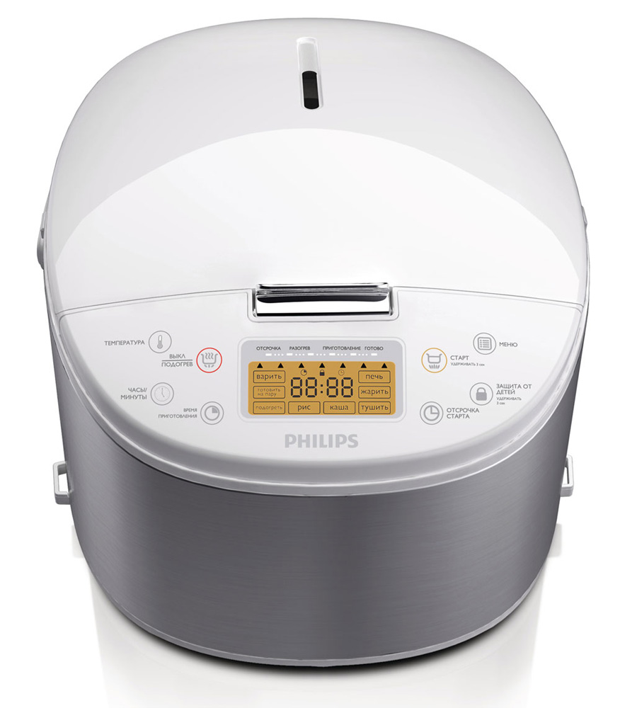 Мультиварка PHILIPS HD3077/40 ᐉ Купить по низкой цене в Украине • Киев,  Львов, Харьков, Днепр, Одесса, Запорожье, Ужгород – фото, отзывы,  характеристики в Фокстрот