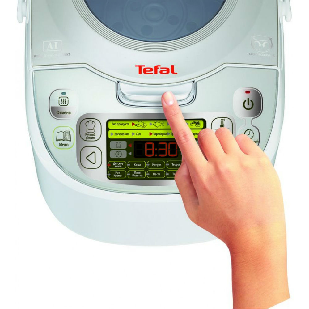 Мультиварка TEFAL RK812132 Количество программ 45