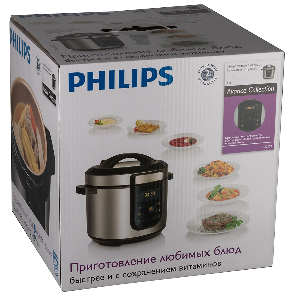 Заказать Мультиварка-скороварка PHILIPS Avance Collection HD2173/03