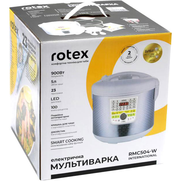 Заказать Мультиварка ROTEX RMC504-W International