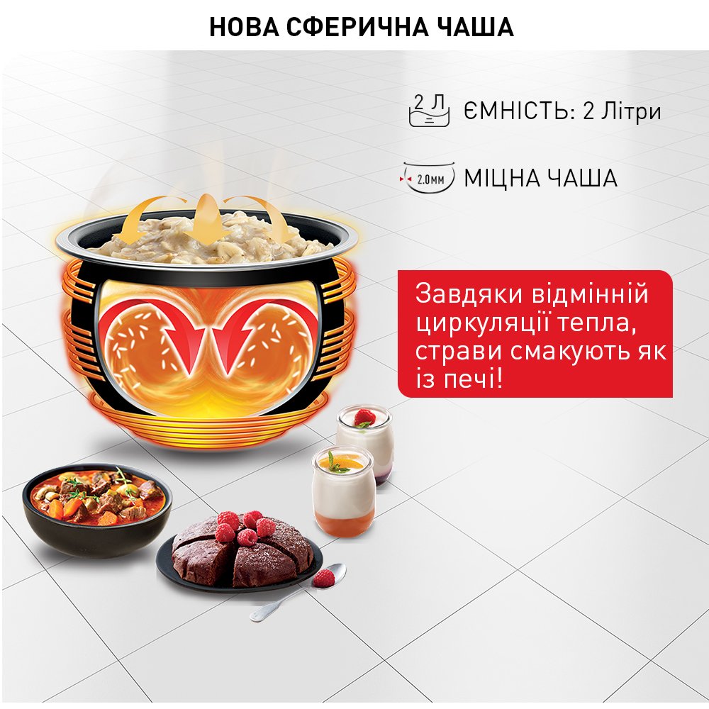 Мультиварка TEFAL RK601134 Мощность 350