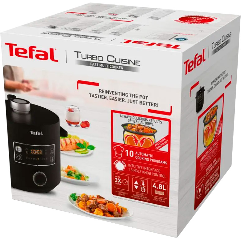 В Україні Мультиварка-скороварка TEFAL Turbo Cusine (CY754830)